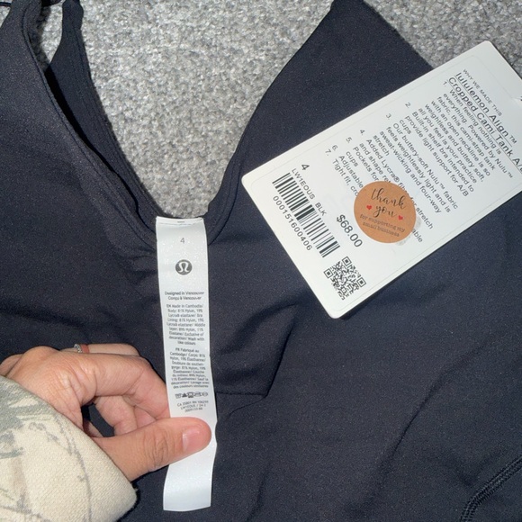 lululemon Align Cropped Cami Tank Top - Picture 2 of 3